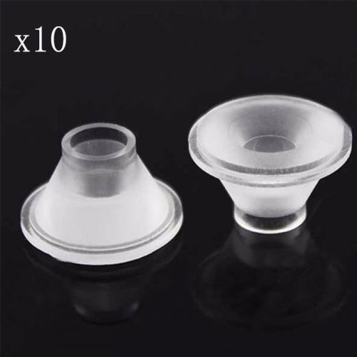 10pcs 60 degree led convex lens pmma condenser for cree xr lamp bead d*h 20*13mm for sale