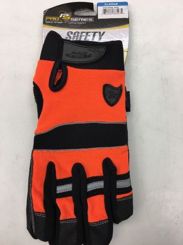 Westchester 86525 Pro Series Hi-Viz Orange Safety Gloves, Size XL