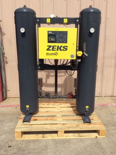 Zeks heatless desiccant air dryer  250cfm, # 1028 for sale