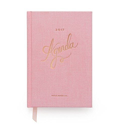 Rifle Paper Co. Hardcover Blush 2017 - 12 Month Agenda