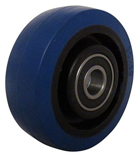 RWM Casters Signature Premium Rubber Wheel Precision Ball Bearing 225 lbs Cap...