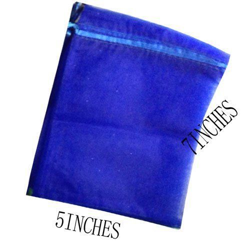 Elife 60pcs Drawstring Organza Jewelry Pouch Bags, 5x7 INCH 12 Mixed Color