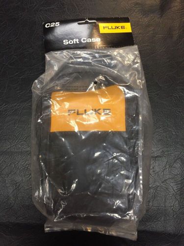 Genuine FLUKE C25 Soft Carrying Case, 8-1/2 In. Black/Yellow - BRAND NEW IN BAG