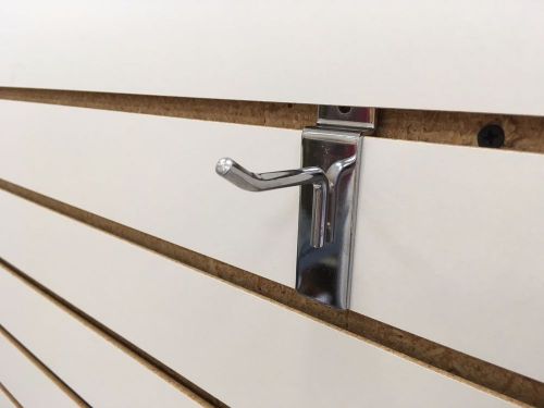 Slatwall Hooks Slat Wall board Shelf Shelving  50 pieces  2&#034; x 1/4&#034;