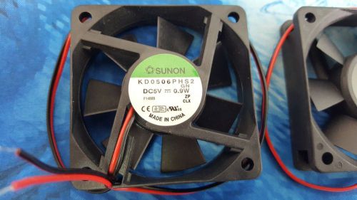 KD0506PHS2 SUNON 60x60x15mm 5V 0.18A DC 0.9W BRUSHLESS Fan 2 wire, x1