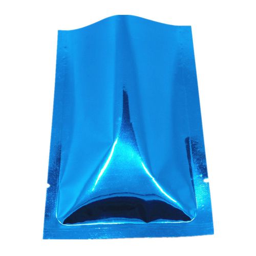 Blue Flat Poly Bags Aluminum Foil Bag Vacuum Sealer Food Storage Pouches 2,000