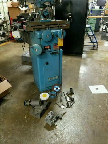 K O Lee Tool and Cutter grinder machine with attachments