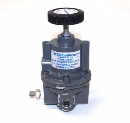 ControlAir Type 700BP Back Pressure Regulator Range 0-2 PSIG [Ref E]
