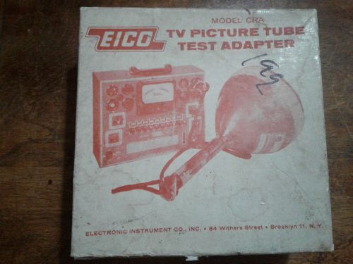 EICO MODEL CRA TV PICTURE TUBE TEST ADAPTER CABLE