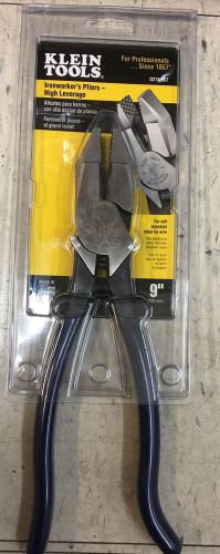 Klein D213-9st Ironworkers Pliers 9&#034; High Leverage NEW