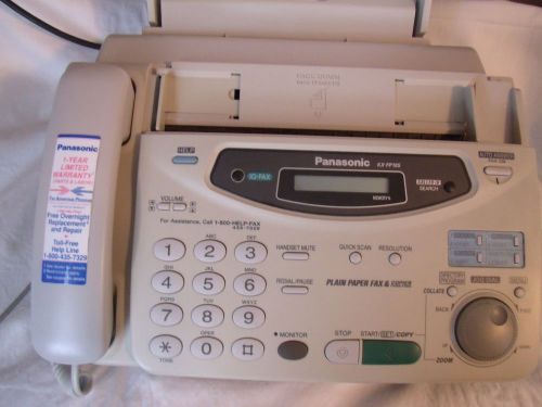 Panasonic KX FP105 Plain Paper Fax &amp; Copier Phone System LOOK! Not Working Parts