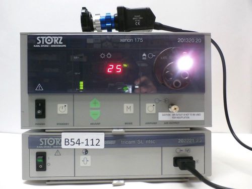 Storz Tricam 20221130U NTSC Camera Head &amp;20222120 Console 20132020 Light Source