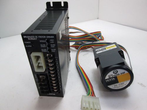Vexta BLD1524-F Brushless DC Motor Drive, W/ BL215GD-24F Motor, Cables Included