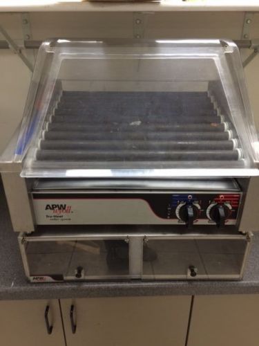 apw wyott hot dog roller and bun cabinet