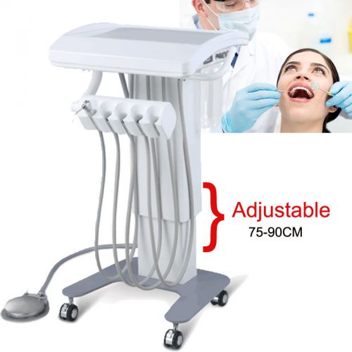 Dental Adjustable Delivery Unit Mobile Unit Cart Standard Version Height 75-90CM