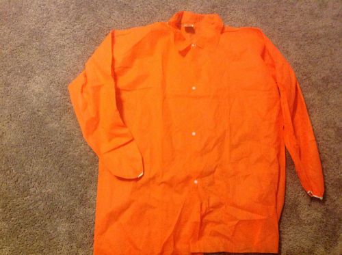 Cellucap 6509orx disposable lab coat,orange,xxl 2xl pk 25 for sale