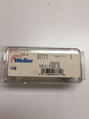 Weiler adapter, 5/8-11 unc to m10x1.25 07771 for sale