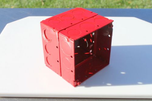 T&amp;B 52171-EXTRD Deep Outlet Box Red Steel City Fire Alarm NEW