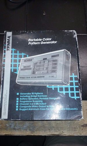 Tenma 72-865 Portable Color Pattern Generator Test Equipment