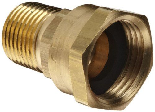 Dixon 504-1208 Brass Fitting Adapter GHT Female Swivel x 1/2&#034; NPTF Male