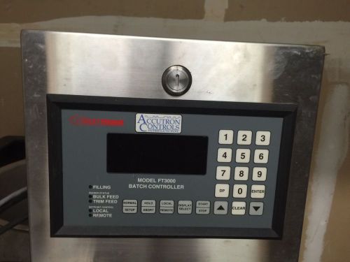 ACCUTRON CONTROLS FT3000 Batch Controller. HOPPER