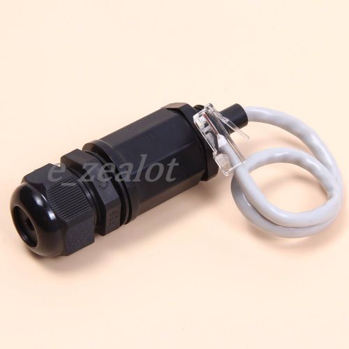 RJ45M20L 8-Pin Waterproof Ethernet Electric Cable Plug Socket Connector