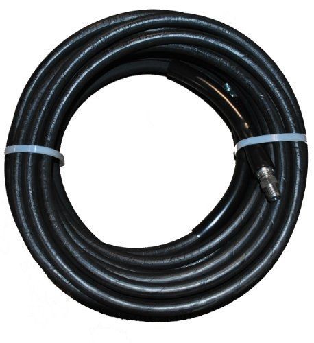 Eaglewash i wrapped black modified nitrile pressure washer hose assembly, 3/8&#034; for sale