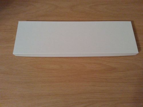 Lot of 8 White NECK TIE or SCARF  BOXES 14&#034; x 4.5&#034; x .75&#034;