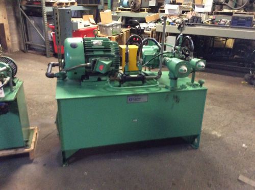 Capitol 40hp hydraulic pump system w/tank, 60&#034;-30&#034;-22&#034;, Vickers pump, see pics