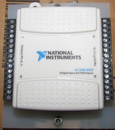NI USB-6525 8 SSR, 8 DI, Counter, Ch-to-Ch Isolated National Instruments