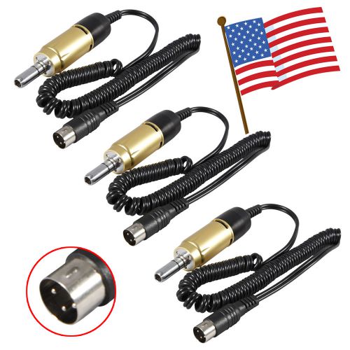 3X USA E-Type Electric Micromotor 35K RPM Marathon Handpiece Dental Lab Gold- CX