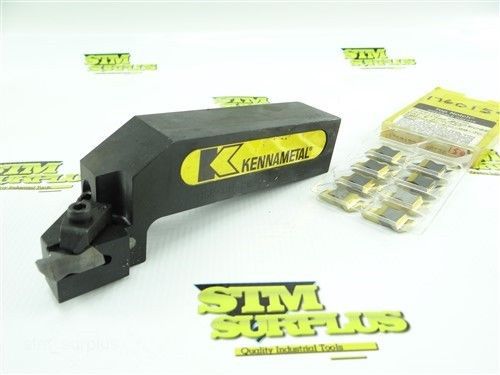 Kennametal indexable top notch tool holder 1-1/4&#034; shank nsrdh203d + new inserts for sale