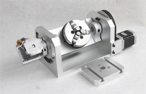 CNC Router Rotary Axis 4th A Axis 3 Jaw 100MM Chuck Dividing Head