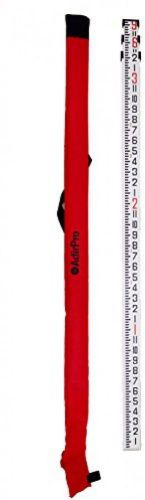 AdirPro 9-Foot Aluminum Grade Rod - 8ths, 5 Section Telescopic With Carrying