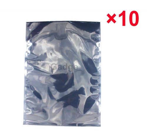 10 Pack 10&#034; x 14&#034; ESD Anti-static Bags for Motherboard, Video Card, Electronic