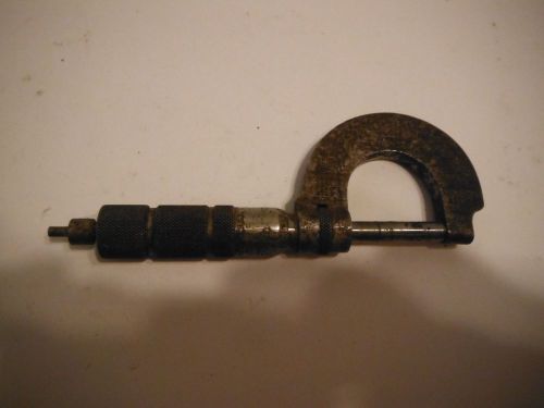 Central tool co 1 1/2&#034; micrometer 5 1/2&#034; overall size working condition for sale