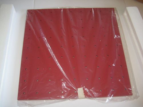 Pottery barn kids 18&#034; x 18&#034; red square hanging stanton wall peg board new nib for sale