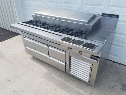 JADE RANGE 72&#034; FIRE &amp; ICE SAUTEE STATION VERY NICE!!!!!!! (SELF CONTAINED)