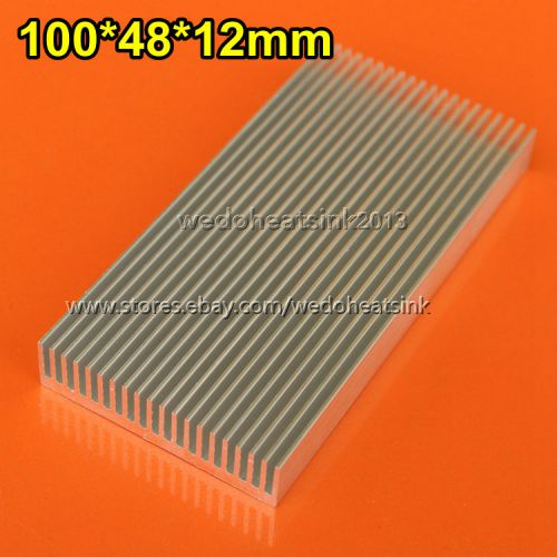 2PCS 100x48x12mm Aluminum Aluminium Heat Sink Cooling Heatsinks