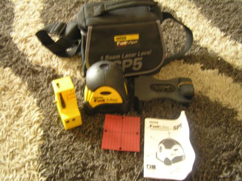 Stanley (77-154) sp5 fatmax five beam laser level - self-leveling for sale