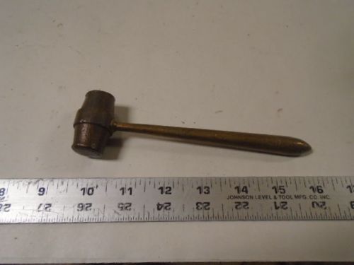 Machinist tools lathe mill machinist vintage solid copper jewelers hammer mallet for sale