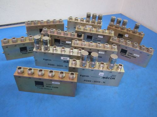 Lot of 11 AMP &amp; Tyco M/A-COM PD89-0059-N