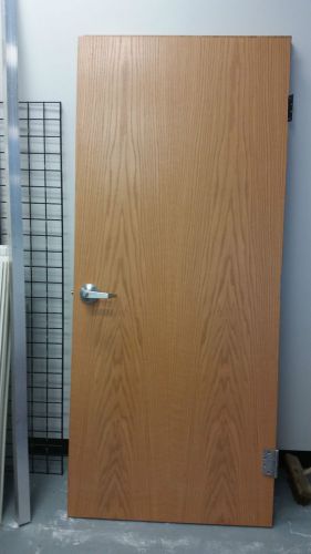 Wooden Door 83&#034;x36&#034; Handle Metal Frame Office Warehouse Pittsburgh PU #2