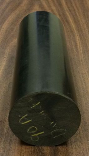 Polyurethane Rod, 3&#034; diameter x 8&#034; long, Black 90A Durometer
