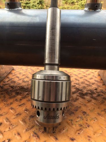 Jacobs ball bearing super drill chuck 18n 1/8&#034;-3/4&#034; 4 jt for sale