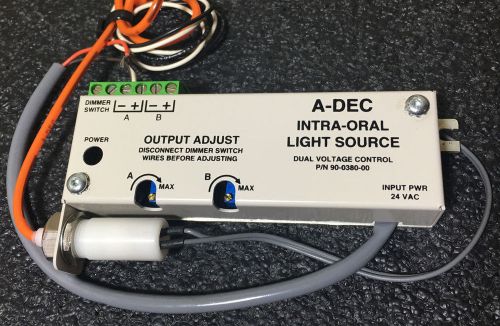 Adec Dental Delivery Unit Intra-Oral Dual Voltage Light Source P/N: 90-0380-00