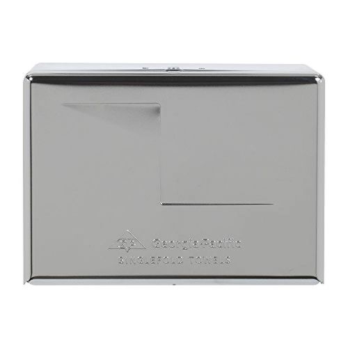 GEORGIA Pacific 56720 Chrome Singlefold Paper Towel Dispenser, 10 1/2&#034; x 6 1/10&#034;