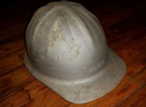 Vintage McDonald T Cap-Standard Aluminum Hard Hat MSA Mine Safety Appliances