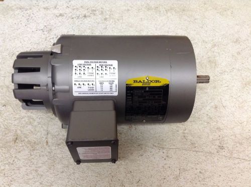 Baldor idnm3538 reliance 1/2 0.5 hp 3 phase 230/460 vac 1725 rpm 56c te motor for sale