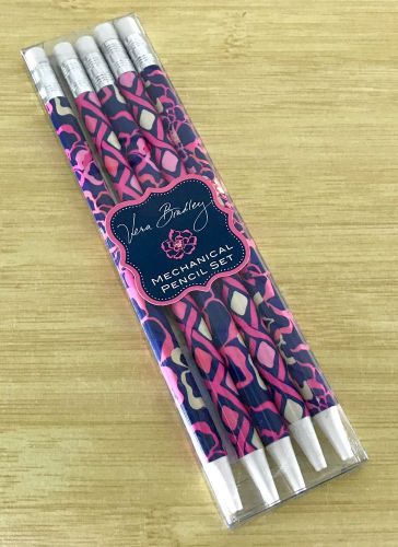 New Vera Bradley Mechanical Pencil Set in Katalina Pink